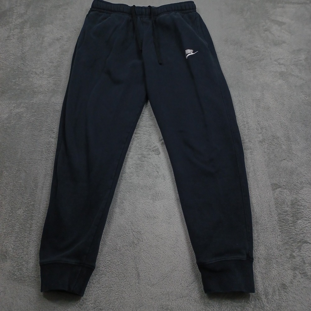 Nike Pants Mens Medium Black Pockets Cotton Blend Activewear Casual A3